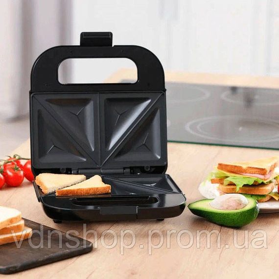 Бутербродниця мультимейкер MAGIO, Сендвічниця гриль для будинку, Бутербродниця на подарунок GU-25 | Зображення 3