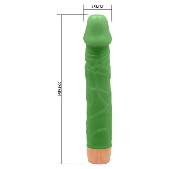 Вібратор - Barbara Bill Vibrator 8,8" Green Sex Aura | Зображення 8