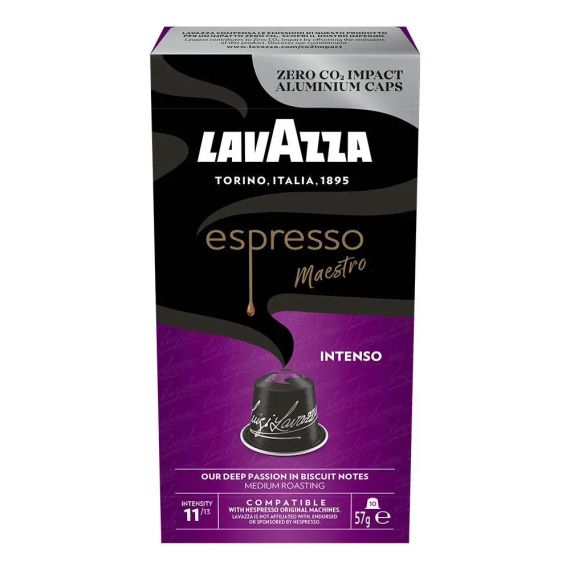 Nespresso капсулы Lavazza Espresso Maestro Intenso 11 Алюминий, Италия Лавацца неспрессо