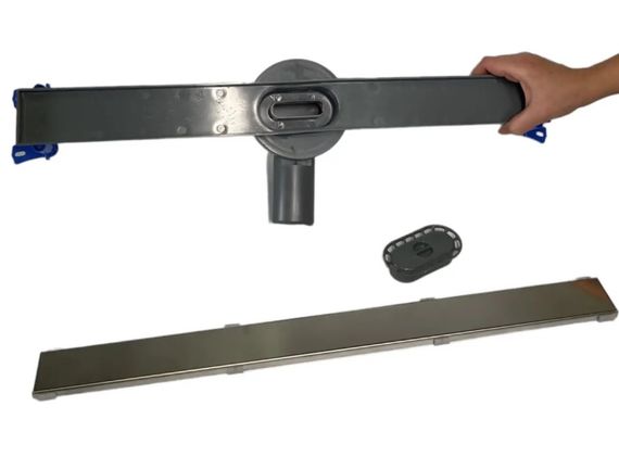 Зливний трап для душу Maxiflow Pera Line 80 см решітка Під плитку 3154.0Y050K.080.1 | Зображення 3