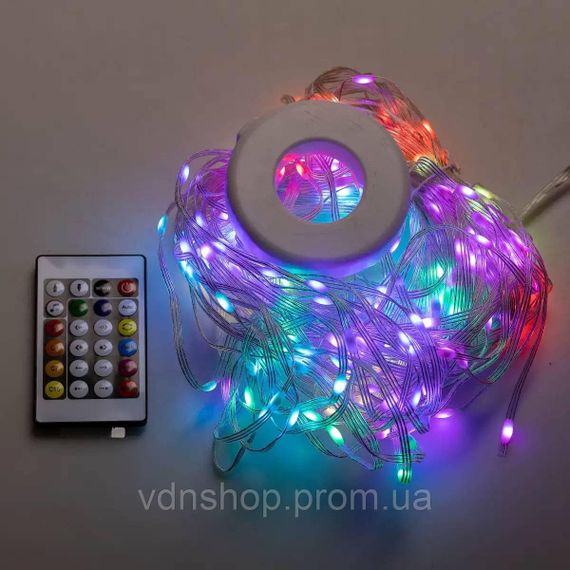 Умная гирлянда Smart 200 LED длина 2 м с управлением со смартфона прозрачная, мультиколор 1733042W | Зображення 4