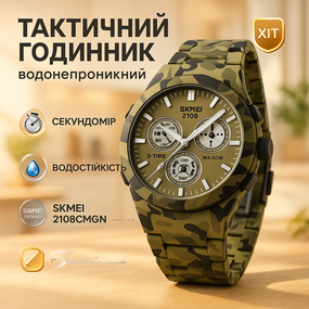 Годинник водонепроникний та протиударний SKMEI, Спеціальний годинник для армії Протиударний IY-70
