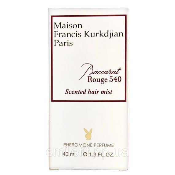 Maison Francis Kurkdjian Baccarat Rouge 540 Scented Hair Mist Pheromone Parfum унисекс 40 мл | Зображення 4