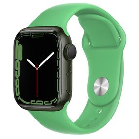 Ремінець Hoco WA01 Flexible series Apple watch (42/44/45/49mm) Black Bright Green