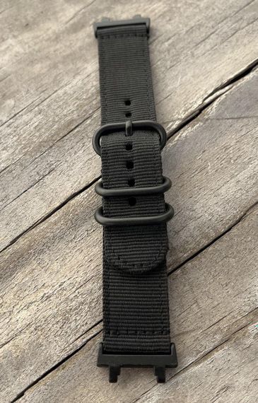 Нейлоновый ремешок Primo Traveller для часов Xiaomi Amazfit T-Rex 2 (A2170) - Black | Зображення 6