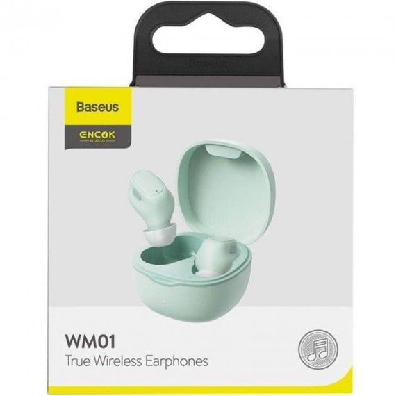 Беспроводные Наушники Baseus Encok WM01 Green | Зображення 3