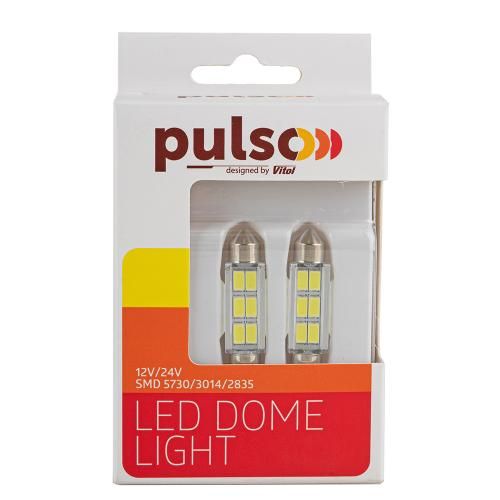 Лампа PULSO/софітні/LED SV8.5/T11x41mm/6 SMD-5730/9-18v/130Lm | Зображення 3