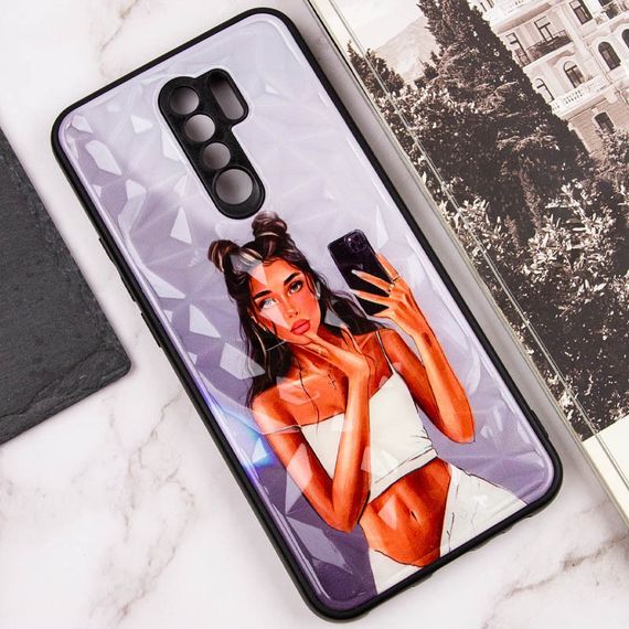 TPU+PC чохол Prisma Ladies для Xiaomi Redmi 9 TPU+PC, Black in White | Зображення 3
