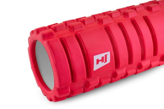 Роликовый массажер (валик, ролик) Hop-Sport EVA 33см HS-A033YG красный | Зображення 2