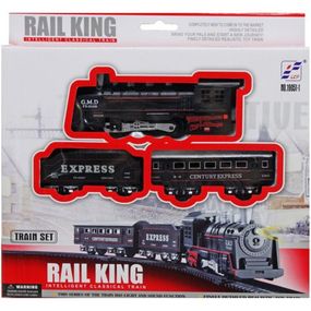 Уценка. Железная дорога "Rail King", свет, звук отломано крепление