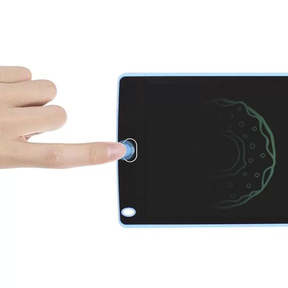 Графический LCD планшет для рисования + стилус, 8,5", Dex, Синий / Детская доска для записей | Зображення 8