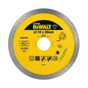Диск діамантовий 110х1.6х20 мм DeWALT DT3715