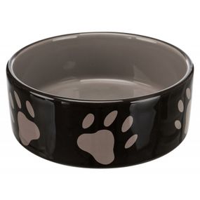 Миска Trixie для котів з лапками коричнева керамічна 12 см 300 мл