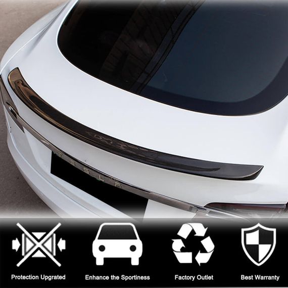 Спойлер V3 (Карбон) для Tesla Model S 2012– гг | Зображення 4