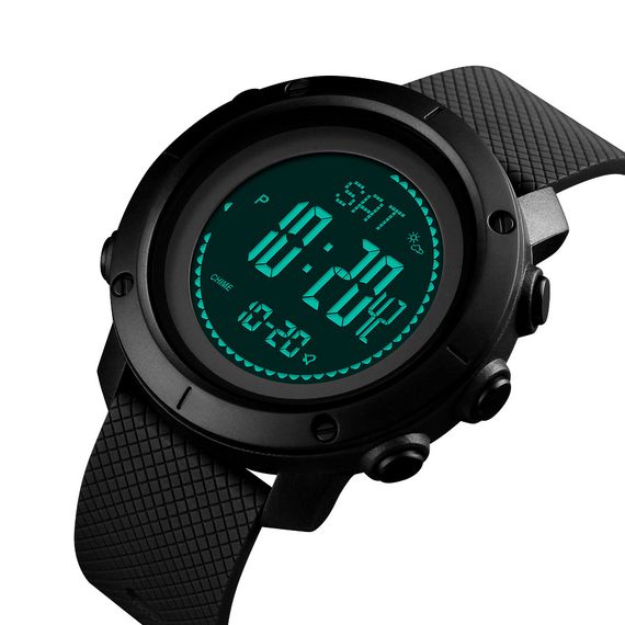 Skmei 1427BK Black + Compass | Зображення 3