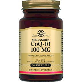 Solgar Солгар Coenzyme Q-10 (Коензим) 100 мг капсули No30