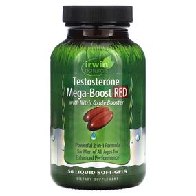 Бустер тестостерона Irwin Naturals Testosterone Mega-Boost RED 56 Liquid Soft-Gels