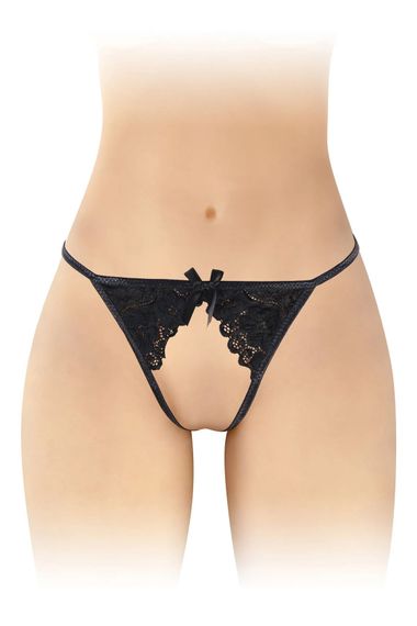 Трусики Fashion Secret Sandra Black, Чорний, One Size
