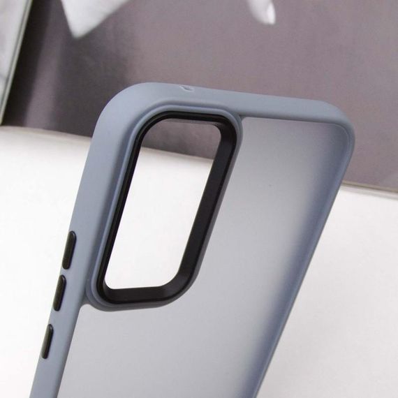 Чохол TPU+PC Lyon Frosted для Samsung Galaxy S25 FE Sierra Blue | Зображення 3