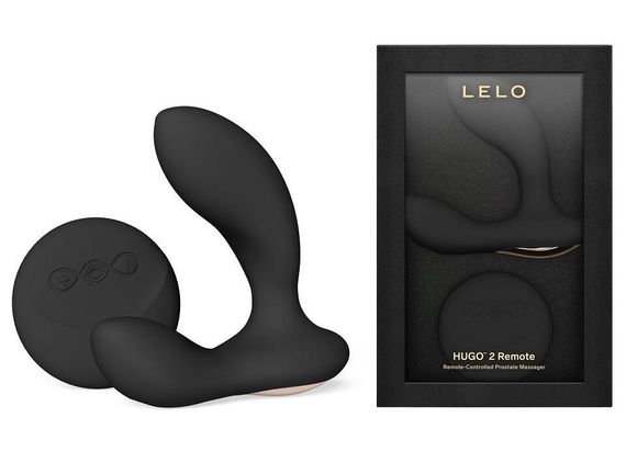 Масажер простати LELO Hugo 2 Remote Black, 2 мотори, дуже потужний, пульт ДК Sex Aura | Зображення 1