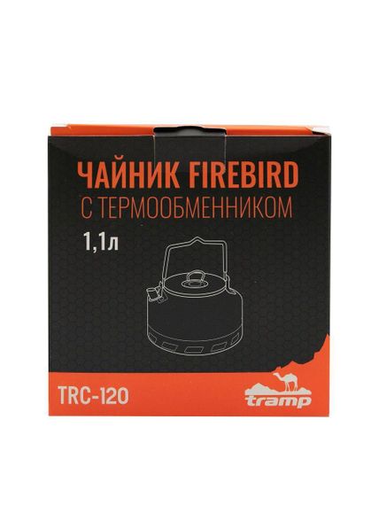 Чайник туристичний Tramp Firebird 1,1л з теплообмінником, Похідний чайник трамп для багаття, Чайник для кемпінгу і риболовлі | Зображення 6