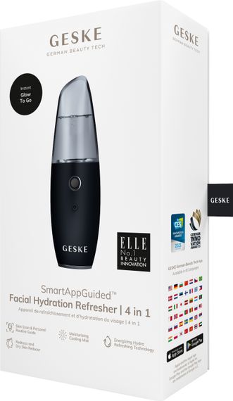 Зволожувач для шкіри обличчя GESKE Facial Hydration Refresher 4 in 1 black | Зображення 7