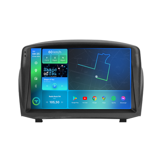 Штатна магнітола Torssen 2K Ford Fiesta MK6 08-19 F98256 4G Carplay | Зображення 1