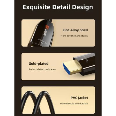 Кабель мультимедийный HDMI M to HDMI M 100.0m V2.1 AOC Cabletime (CA914555) | Зображення 4