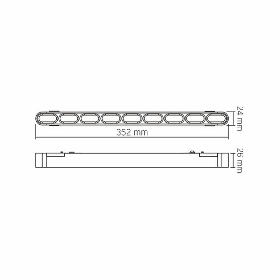 Світильник МАГНІТНИЙ трековий VIDEX LD19B 18W 4000K 48V Black | Зображення 8
