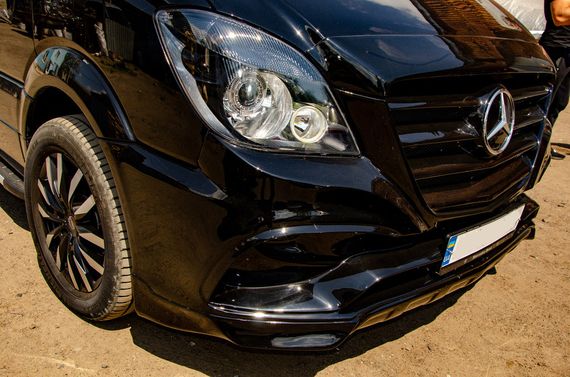 Передній бампер Exclusive Sport (2006-2013) для Mercedes Sprinter 2006-2018 рр. | Зображення 3