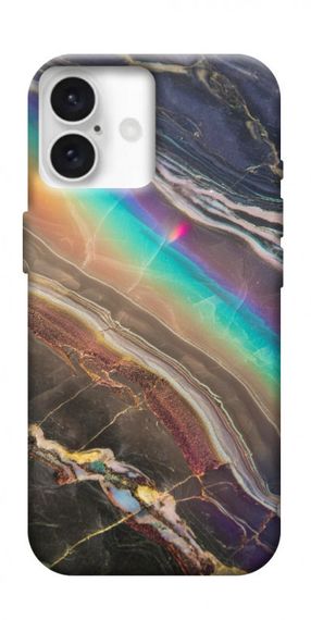 Чохол з картинкою Райдужний мармур для Apple iPhone 16 (6.1")