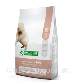 Сухой корм для щенков малых пород Nature's Protection Mini Junior Small Breeds с птицей 2 кг
