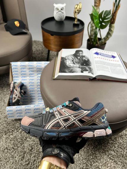 Кросівки ASICS Gel-Kahana 8 Navy Grey Pink / асікс кахана 8 текстиль  , В'єтнам | Зображення 3