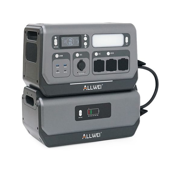 Портативна зарядна станція ALLWEI SGR-PPS2400-2PRO + BAT