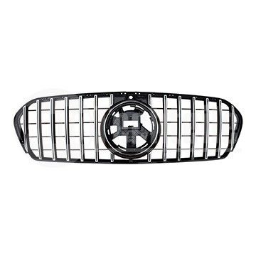 Решетка радиатора Mercedes Benz W167 19- (хром/чёрн.( c отв. камеры)) GTR-Sport, AutoTechteile, 130 8857, 130