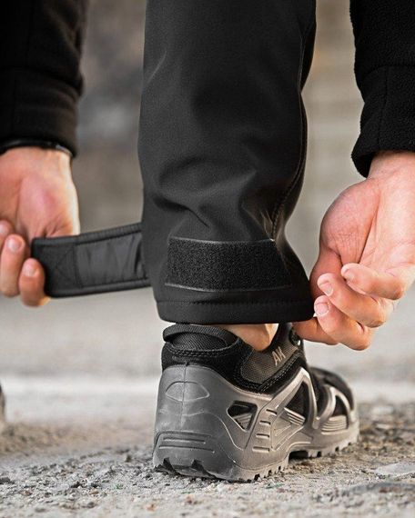 Зимові тактичні штани софтшел REVISION чорні ПП7968 | Зображення 7