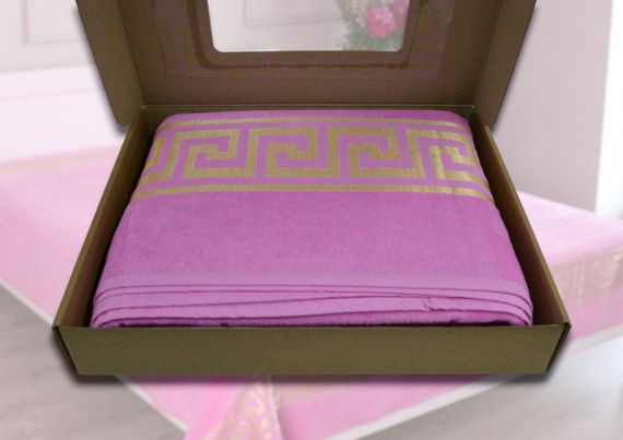 Махрове покривало 200х215см (Піке) Рожеве | Зображення 6