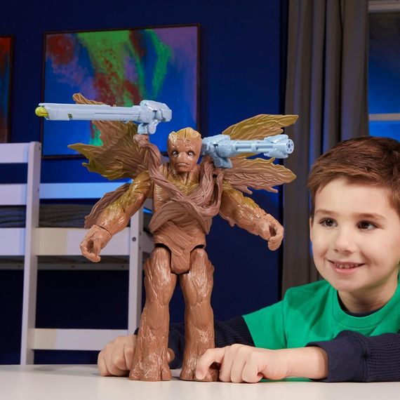 Игровая фигурка Грут Марвел Стражи Галактики Оригинал Marvel Studios Blast N Battle Groot Action Figure Hasbro | Зображення 8