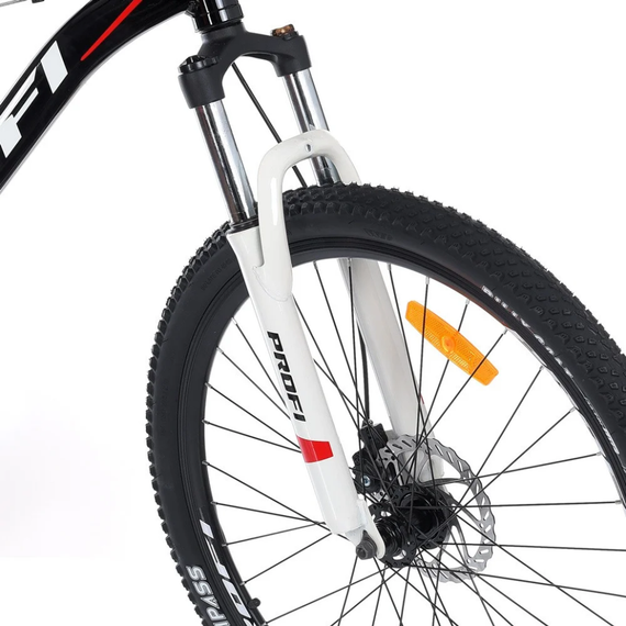 Велосипед  "EVEREST" PROF1 G275EVEREST A275.127,5 д. Алюм.рама 19 ", SHIMANO 21SP, алюм.DB, CS TZ500, чорний | Зображення 2