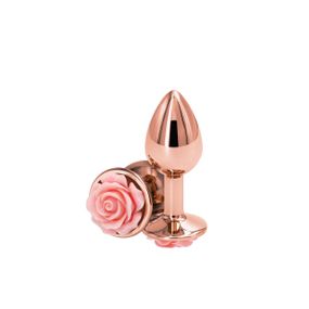 Анальна пробка NS Novelties Rear Assets — Rose — Small — Pink Sex Aura