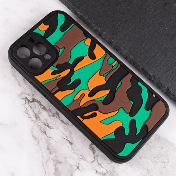 Чехол TPU+PC Army Collection для Apple iPhone 12 Pro (6.1") TPU+PC, Коричневый | Зображення 2