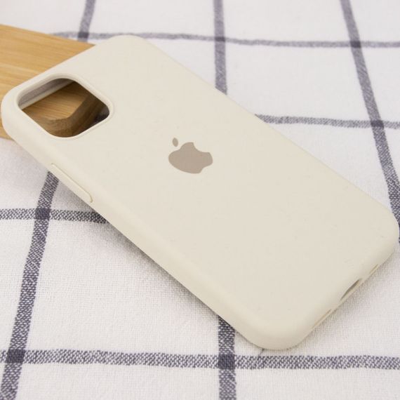 Чохол Silicone Case Full Protective (AA) для Apple iPhone 15 (6.1") Бежевий / Antique White | Зображення 1