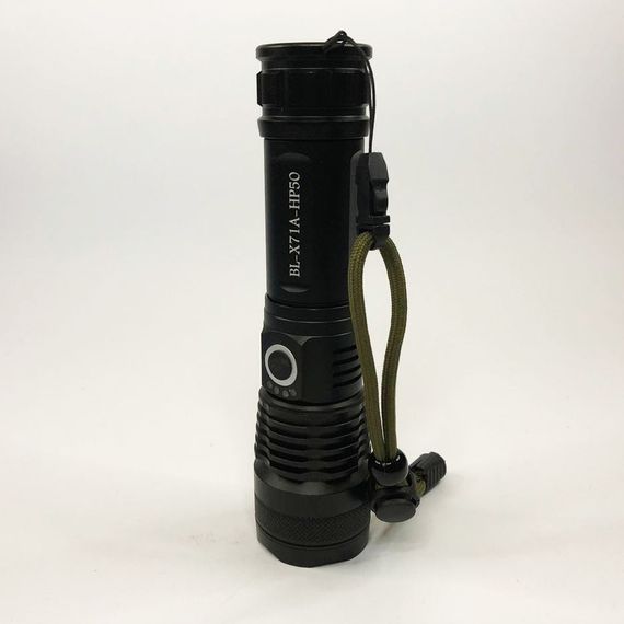 Ліхтар ручний Police X71A-HP50, ЗУ micro USB, 1x18650/3xAAA, zoom, індикація заряду, TD-609 якісний ліхтарик | Зображення 9