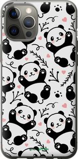 Чохол на iPhone 12 Pro Max Панди "4318t-2054-2448"