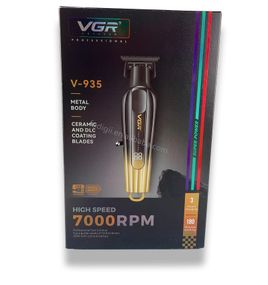 Бездротовий тример VGR V-935 Gold для стильних стрижок вдома та в салоні (46079-V-935 Gold_923)