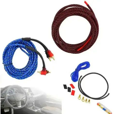 Набір проводів AWG/RCA для встановлення саббуфера KIT 10GA/C011 NF-86 | Зображення 1