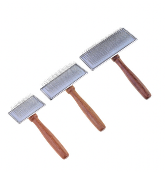 Madan Slicker Brush - профессиональная  щетка с деревянной ручкой размер S | Зображення 3