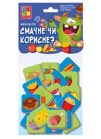 Магнітна гра "Смачне або корисне" VT 5900-06 Vladi Toys, 24 магніти, в пакеті (4820234766918)