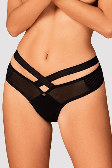 Трусики Obsessive Brasica Черные XS/S