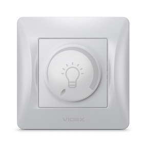 BINERA срібний шовк Вимикач диммерний LED 200W Videx